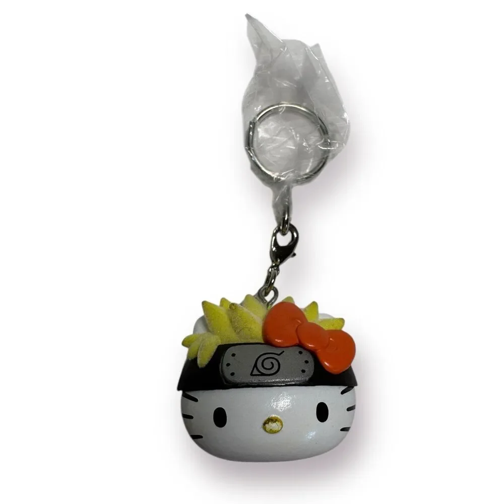 Sanrio Kidrobot Naruto Shippuden‎ x Hello Kitty and Friends Keychain